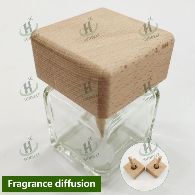Wood Essential Oil Diffuser Lid Wooden Aromatherapy Car Essential Oil Diffuser Lid for Home Office Bedroom 3