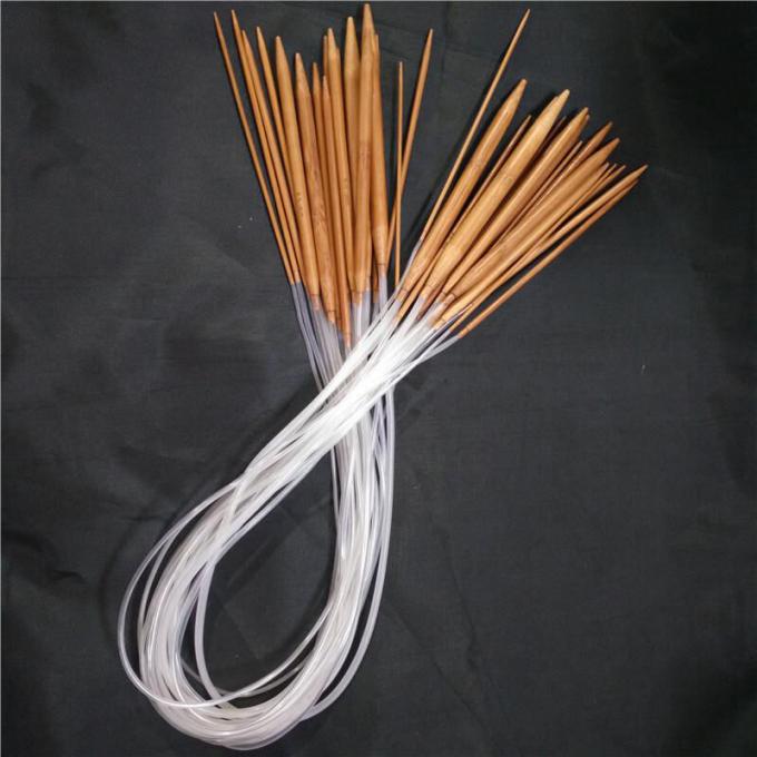 Bamboo Knitting Needles DIY Sweater Weave Knitting Tools Sewing Accessory Bamboo Carbonized Bamboo Needles For Knitting Works 3