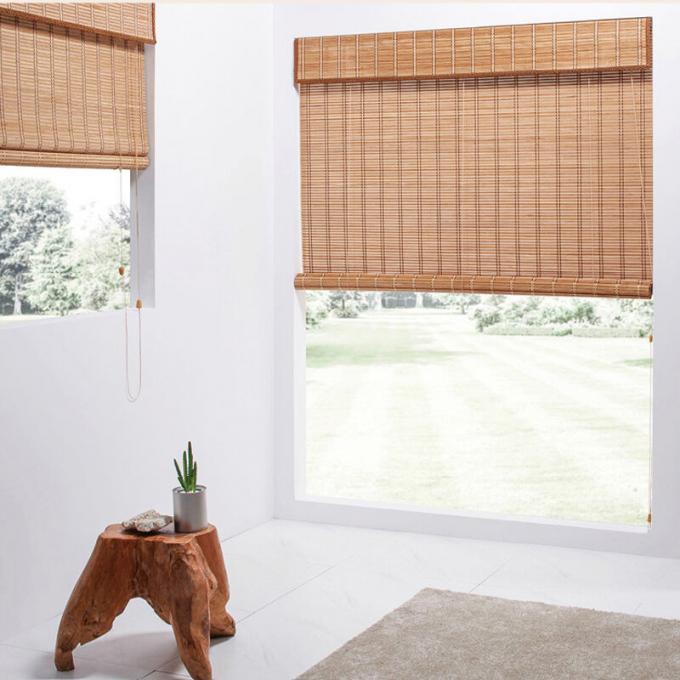 Bamboo Blinds For Windows Light Filtering Wood Window Blinds Bamboo Roller Shades Indoor 0