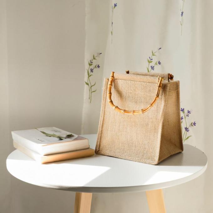 Round And Half Round Bamboo Bag Handle With Bamboo Root For Lady's Handbag 0