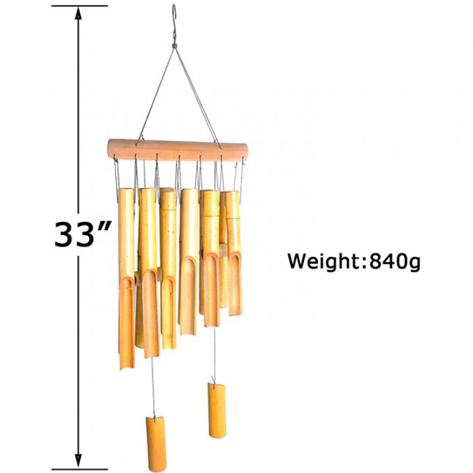 Bamboo Wind Chimes With Amazing Deep Tone For Garden Patio Home Or Outdoor Decor 6