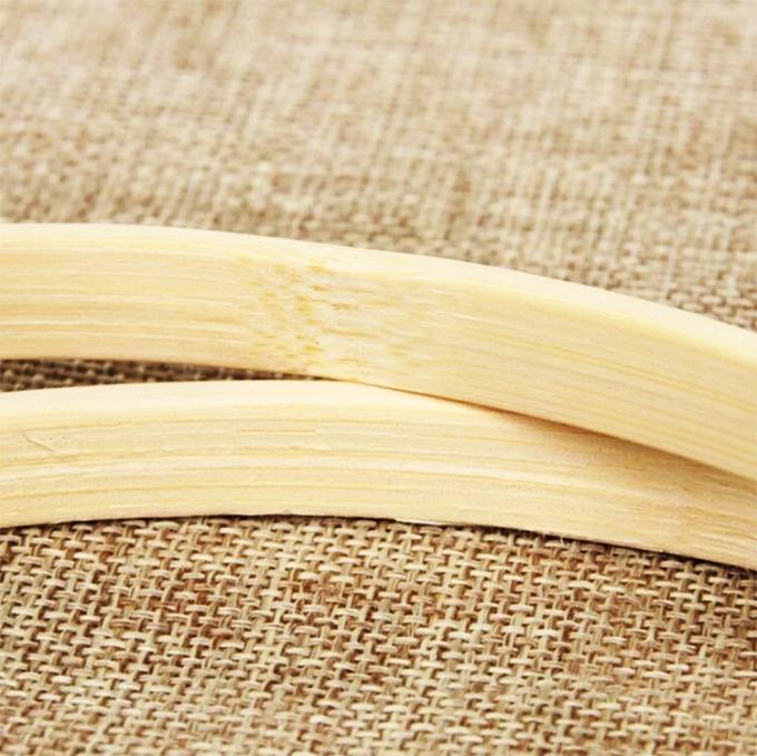 Sustainable Bamboo Craft Hoop Reusable Embroidery Frame for DIY Art 2