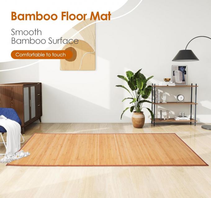 Natural Bamboo Door Mat Eco-Friendly for Indoor / Outdoor 4
