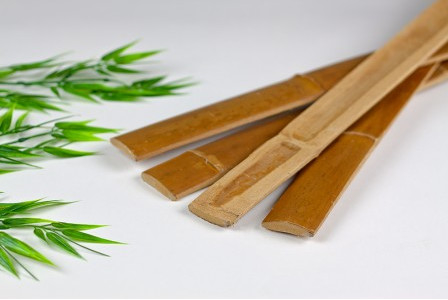 Natural Moso Bamboo Raw Material Thick Bamboo Slats For Decoration Handcraft