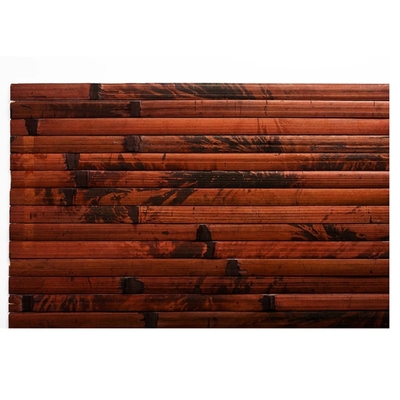Natural Bamboo Paneling Flexible Wall Cladding Panels For Living Room Decor , Ceiling Tiles Outdoor Kitchens