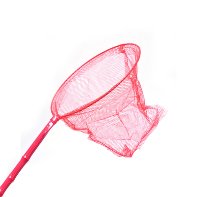 Butterfly Net Multi Color Decorative Children Toy Bamboo Handle Insect Fishing Net For Children