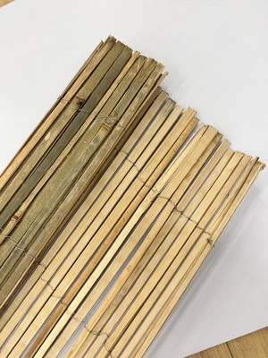 Natural Bamboo Slat Fence Eco-Friendly For Outdoor Garden with Customized Size