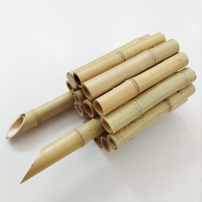 30-350cm Bamboo Pole Fence for Garden, Powder Coated