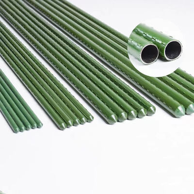 Plastic Coated Metal Stakes Green Garden Stakes for Plant Support Plant Climbing Landscape Fencing