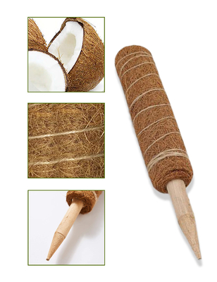 44cm Coir Moss Totem Pole Kit For Plants Climbing And Supporting Plants Coconut Pole
