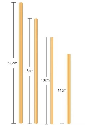 Biodegradable Bamboo Natural Drinking Straws For Coffee Cold Drinking