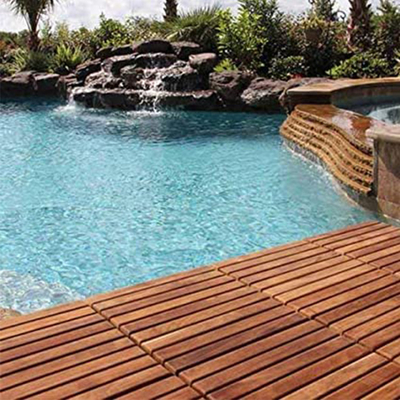 Horizontal Outdoor Bamboo Flooring Resistant Stainless Steel Hidden Fastener Clip System