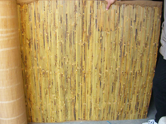 Water Proof Bamboo Paneling Woven Back 13mm Width Customized Length