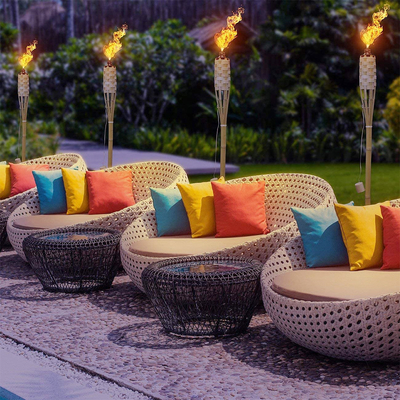 180cm Natural Bamboo Torch Bamboo Tiki Torches For Garden Lighting Luau Party