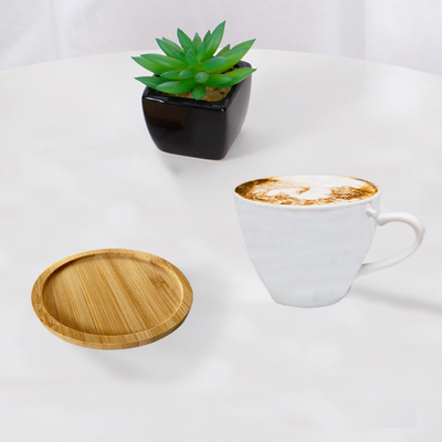6 Pieces Set Blank Bamboo Coasters Waterproof Light Weight Hot Cold Drinking Mat