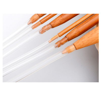 Transparent Tube Bamboo Circular Knitting Needles Double Pointed Crochet Needles Kits