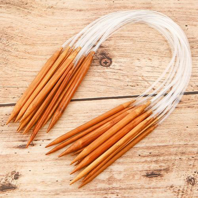 3.5mm Durable Handmade Wooden Crochet Hooks Bamboo Knitting Needle