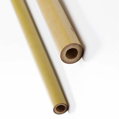 Reusable Eco Friendly 20x0.8cm Reusable Bamboo Drinking Straws With Brush