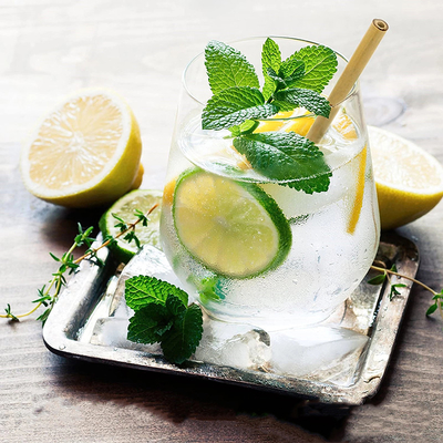 22.5cm Disposable Bamboo Straws Beverage Usage Bamboo Drinking Straw