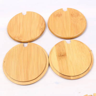 Food Storage Jar With Bamboo Lid For Candy, Cookie, Rice, Sugar, Flour, Pasta, Nuts