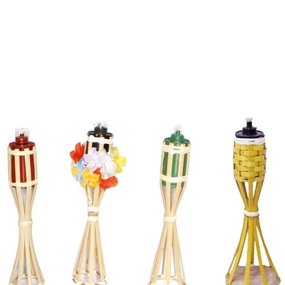 180cm Natural Bamboo Torch Bamboo Tiki Torches For Garden Lighting Luau Party