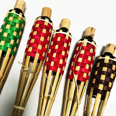 120cm Natural Bamboo Torch For Festival Celebrate, Luau Party, Outdoor Lighting