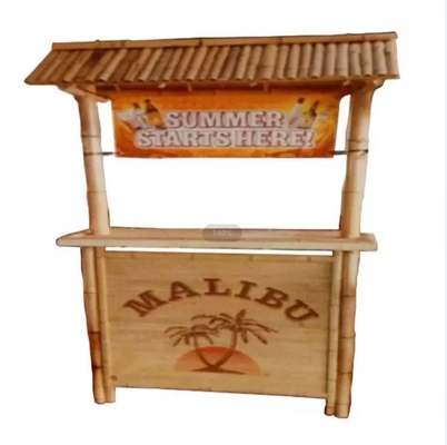 Indoor Outdoor Party Beach Tiki Bars With Cabinet And Door
