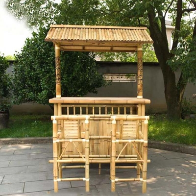 Backyards Beach Party Outdoor Bamboo Tiki Bars With Roof  Block the Sun