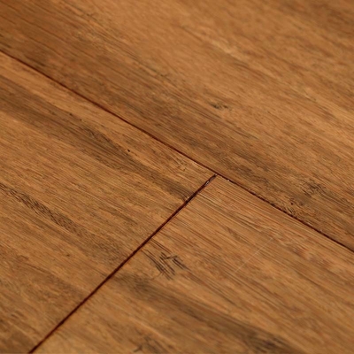 Carbonized Strand Smooth Solid Bamboo Flooring With Hidden Fastener Clip