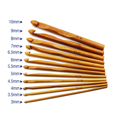 Sweater Knitting Circular Bamboo Handle Crochet Hooks Smooth Weave Craft Needle