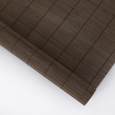 Light Filtering Bamboo Roller Blind Matchstick Bamboo Outdoor Roll Up Curtains