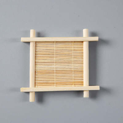 Light Natural Bamboo Wooden Plant Saucer Comfortable Mat For Succulent Plant Pots