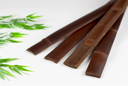 220cm Raw Bamboo Poles Black Natural Bamboo Poles Varnish Smooth Surface