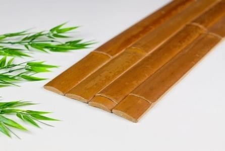 Biodegradable Natural Half Bamboo Poles Bamboo Slats Size Customized For Decoration