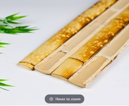 Natural Moso Bamboo Raw Material Thick Bamboo Slats For Decoration Handcraft