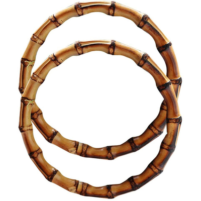 Natural Bamboo Bag Handle for Women Handbag Accessories Semicircle or round Bag handle