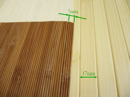 Wallcovering Natural Bamboo Slats Bamboo Paneling For Home Restaurant