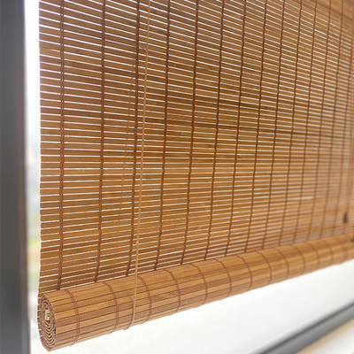 Natural Bamboo Roll Up Window Blind Roman Shade Home Decoration Sun Shutter