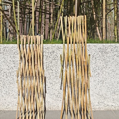 Expandable Bamboo Poles Flexible Trellis Garden Fencing For Balcony Decoration 120*180cm