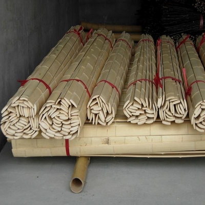 Customized Dry Straight Outdoor Big Moso Bamboo Poles 60cm To 595cm Natural Color