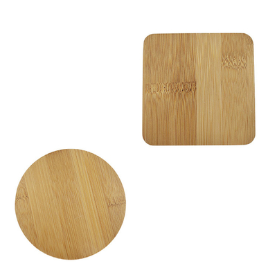9cm Indoors Bamboo Plant Tray Anti Scratch Table Mat For Succulent Plant Pots