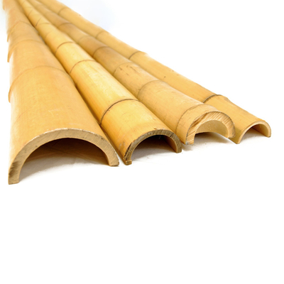 Natural Tonkin Painting Bamboo Slats 150cm Length 3cm Diameter Solid Canes