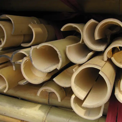 Natural Tonkin Painting Bamboo Slats 150cm Length 3cm Diameter Solid Canes