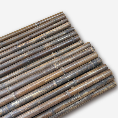 Natural Bamboo Material Painted Bamboo Fence Panels Rolled Bamboo Fence Privacy Garden Border