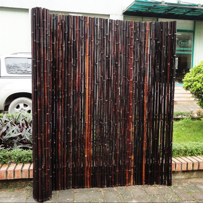 Natural Bamboo Material Painted Bamboo Fence Panels Rolled Bamboo Fence Privacy Garden Border