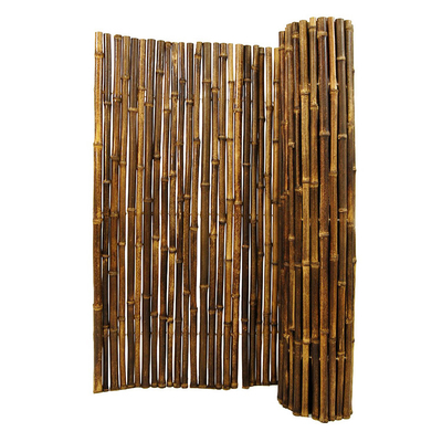 Natural Bamboo Material Painted Bamboo Fence Panels Rolled Bamboo Fence Privacy Garden Border