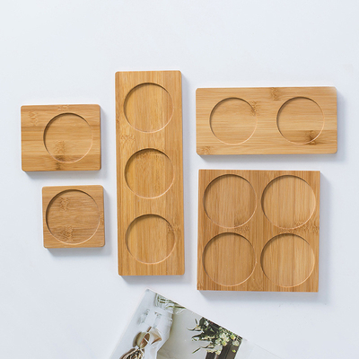 Custom Bamboo Raw Material Bamboo Lids with Silicone Seal Ring for Glass Mason Jars
