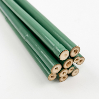 Natural Carbonized Black Painting Color 3 Feet Bamboo Sticks For Decoration