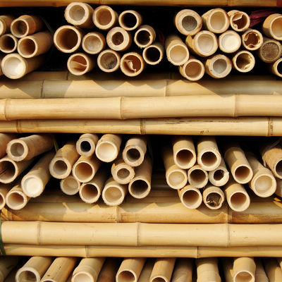 100 % Natural Strong Durable Moso Bamboo Pole Customize Length