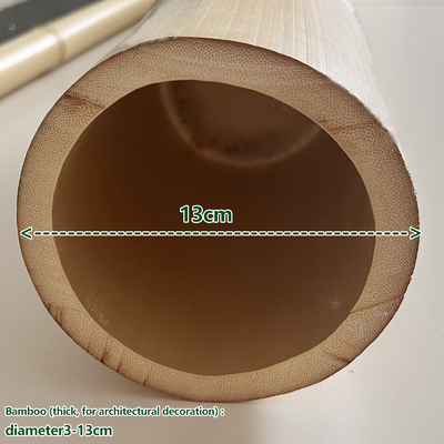 Yellow Nature Raw Outdoor Bamboo Poles Dry Bamboo Poles 2m 3m 4m